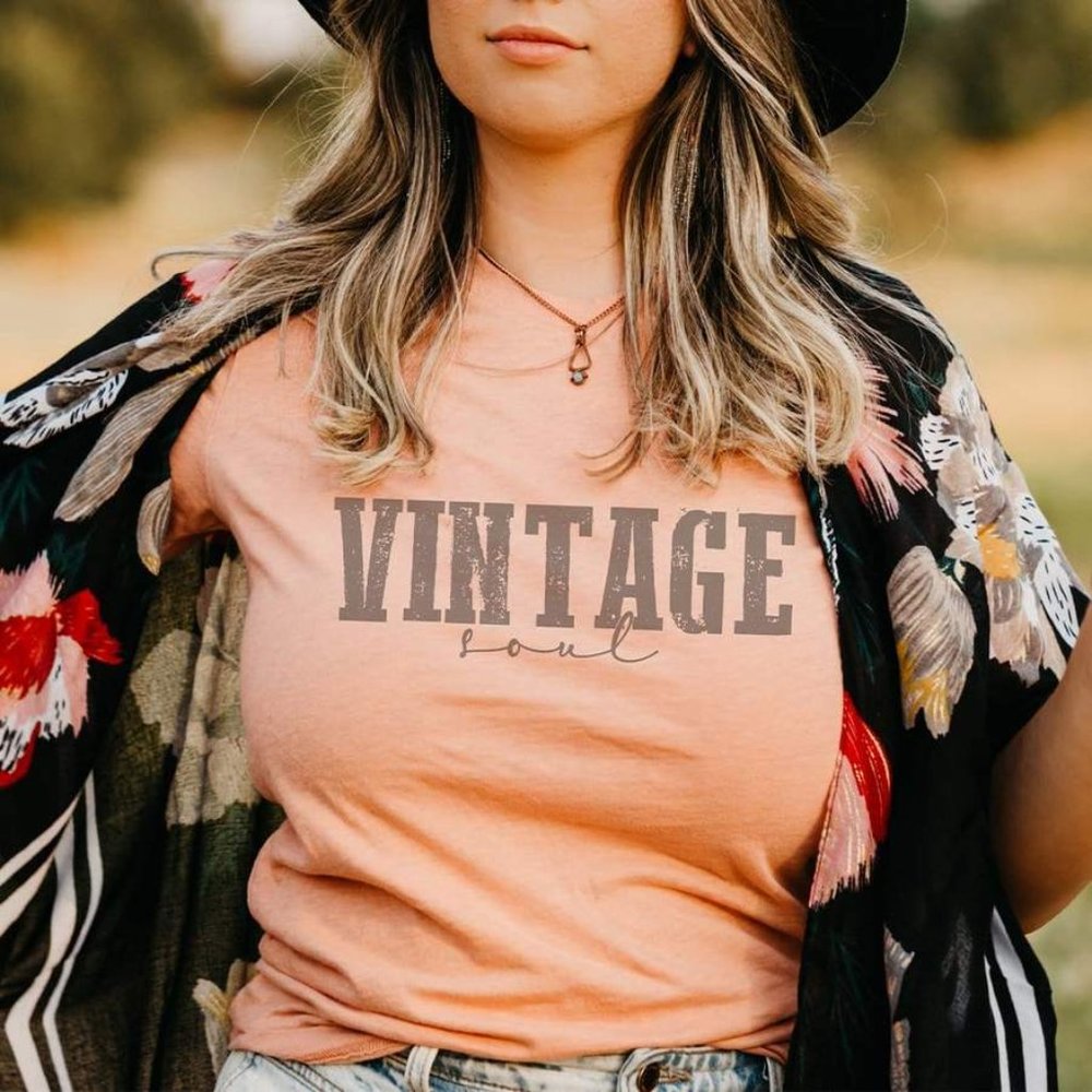 Peach Vintage Soul Tshirt